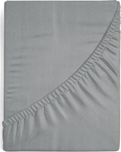 Prześcieradło EUROFIRANY Design 91 Jersey z gumką 140 x 200 cm Stalowy