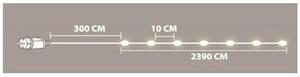 Lampki Druciki Girlanda 240 LED Zimny Biały
