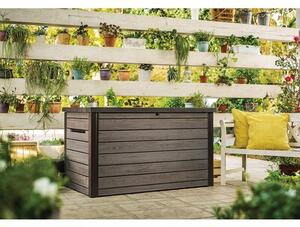 Skrzynia ogrodowa KETER Deco Deck Box 261796 870L Popielaty