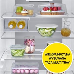 Lodówka SAMSUNG RB53DG706AB1EO Combi Max AI No Frost 203cm Grafitowa stal