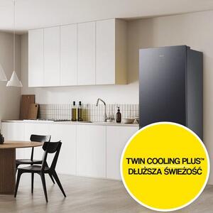 Lodówka SAMSUNG RB53DG706AB1EO Combi Max AI No Frost 203cm Grafitowa stal