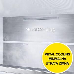 Lodówka SAMSUNG RB53DG706AB1EO Combi Max AI No Frost 203cm Grafitowa stal