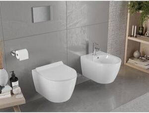 Mexen Carmen miska wc Rimless z deską wolnoopadającą slim, duroplast, biała połysk - 30880100