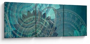 Obraz - Fantasy (z zegarem) (90x30 cm)