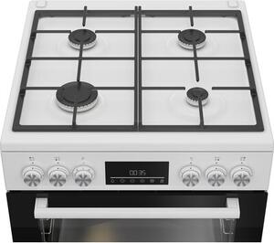 Kuchnia BEKO FBM62330GWDTN AeroPerfect Grill Termoobieg Czyszczenie parą