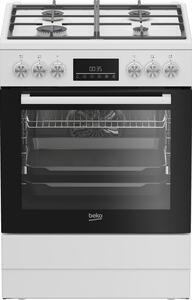 Kuchnia BEKO FBM62330GWDTN AeroPerfect Grill Termoobieg Czyszczenie parą