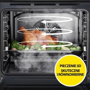 Kuchnia BEKO FBM62330GWDTN AeroPerfect Grill Termoobieg Czyszczenie parą