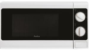 Kuchenka mikrofalowa AMICA AMG17M70V 700W średnica 24.5 cm pojemność 17L MultiWave System Biało-czarny