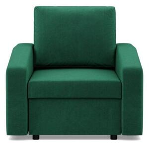 Fotel do salonu, BLOM, velvet, 83x92x92 cm, butelkowa zieleÅ | TYLETEGOTU