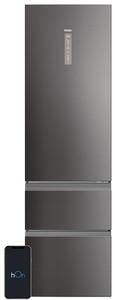 Lodówka HAIER HTW5620CNMP 3D No Frost 205cm Ciemny Inox