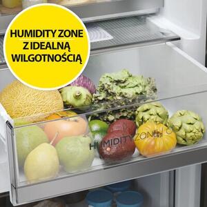 Lodówka HAIER HTW5620CNMP 3D No Frost 205cm Ciemny Inox