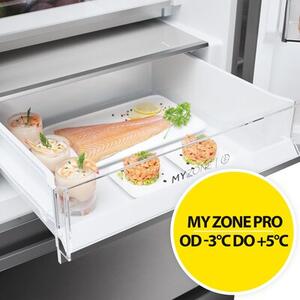 Lodówka HAIER HTW5620CNMP 3D No Frost 205cm Ciemny Inox
