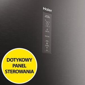 Lodówka HAIER HTW5620CNMP 3D No Frost 205cm Ciemny Inox