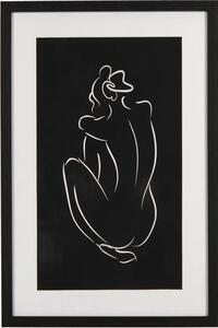 Plakat w drewnianej ramie Refined