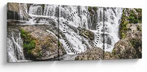 Obraz - Rapids (z zegarem) (90x30 cm)