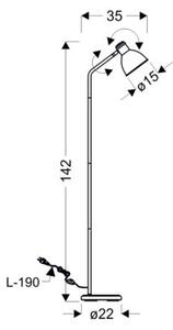Lampa stojąca podłogowa Candellux ZUMBA 1xE27 51-72092