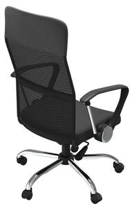 Czarny obrotowy fotel biurowy do komputera - Ferno