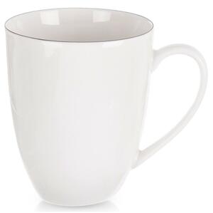 Kubek porcelanowy biały DECORA 390 ML