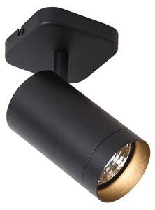 Nowoczesna lampa sufitowa czarna GU10 70mm - Jeana Luxe