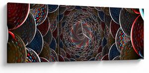 Obraz - Wir (z zegarem) (90x30 cm)