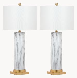 Lampa stołowa o wyglądzie marmuru Rashi, 2 elem