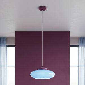 EGLO Lampa wisząca Berardelli, możliwość ściemniania, fioletowy / różowy / bladoróżowy, salon / jadalnia, szkło, nowoczesny