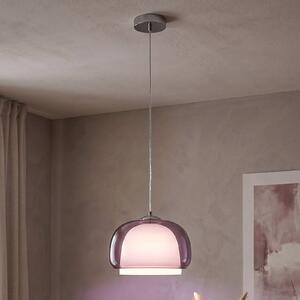 EGLO Lampa wisząca Belomontejo, możliwość ściemniania, fioletowy / różowy / bladoróżowy, salon / jadalnia, szkło, młodzieżowy