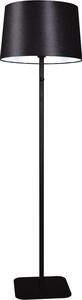 Czarna lampa stojąca z włącznikiem na nóżce - A56-Espa