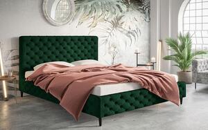 Tapicerowane łóżko z zagłówkiem 160x200 Cortis - 36 kolorów