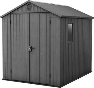 Domek ogrodowy Keter Darwin 6 x 8 szary, z podog