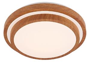 Lampa Sufitowa Lindby, Vaako, drewniany, gabinet | pracownia, tworzywo sztuczne, nowoczesny
