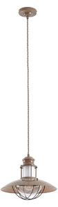 Lampa Wisząca Lindby, Louisanne, ściemnialny, brąz rdzawy, przedpokój, metal, morski