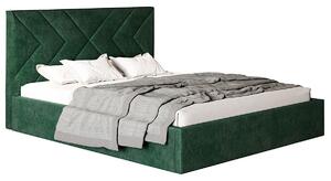 Tapicerowane łóżko 160x200 Grenell 3X - 48 kolorów