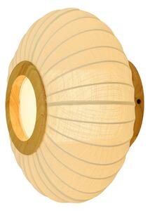 Lampa Sufitowa Halo Design, BALLON, ściemnialny, beżowy, salon, tkanina | tekstylia, design