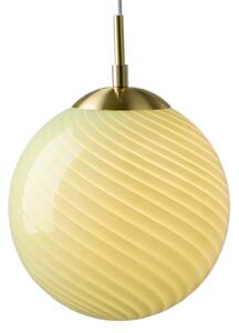 Lampa Wisząca Halo Design, CANDY BALL, ściemnialny, zielony, salon, szkło, design