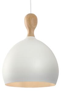 Lampa Wisząca Halo Design, Dueodde, ściemnialny, biały, salon, metal, skandynawski