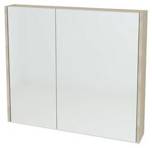 Szafka łazienkowa Kolpa BELLA z lustrem, szerokość 80 cm