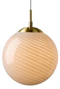 Lampa Wisząca Halo Design, CANDY BALL, ściemnialny, szary, salon, szkło, design