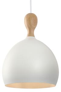 Lampa Wisząca Halo Design, Dueodde, ściemnialny, biały, salon, metal, skandynawski