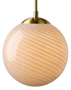 Lampa Wisząca Halo Design, CANDY BALL, ściemnialny, szary, salon, szkło, design