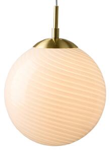 Lampa Wisząca Halo Design, CANDY BALL, ściemnialny, biały, salon, szkło, design