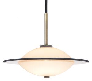 Lampa Wisząca Halo Design, ORBIT, ściemnialny, antyczny mosiądz, salon, szkło, design