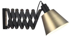 Lampa Ścienna Halo Design, VINTAGE, ściemnialny, antyczny mosiądz, salon, metal, vintage