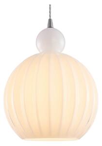 Lampa Wisząca Halo Design, BALL BALL, ściemnialny, biały, salon, szkło, design