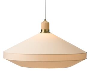 Lampa Wisząca Halo Design, Paris, ściemnialny, beżowy, salon, tkanina | tekstylia, design