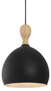 Lampa Wisząca Halo Design, Dueodde, ściemnialny, czarny, salon, metal, skandynawski