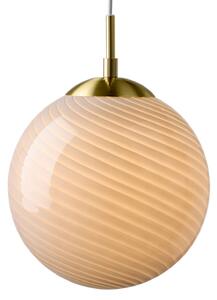 Lampa Wisząca Halo Design, CANDY BALL, ściemnialny, szary, salon, szkło, design