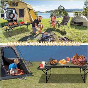 Campmax™ Składany Siatkowy Stolik Outdoorowy