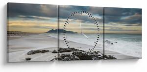 Obraz - Robben Island (z zegarem) (90x30 cm)