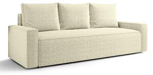 Kremowa rozkładana sofa z funkcją spania T1-T41